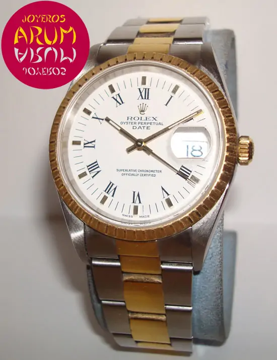 Rolex Date Steel & Gold "SOLD" Rolex Date Steel & Gold "SOLD"