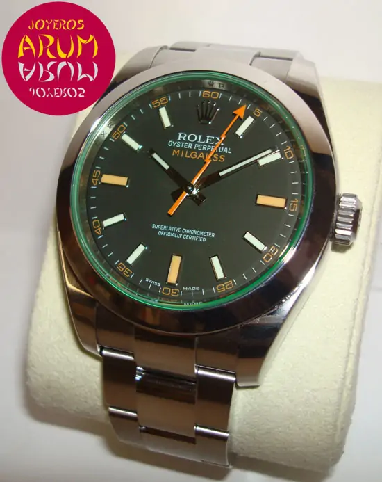 Rolex Milgauss Green Sapphire "SOLD"