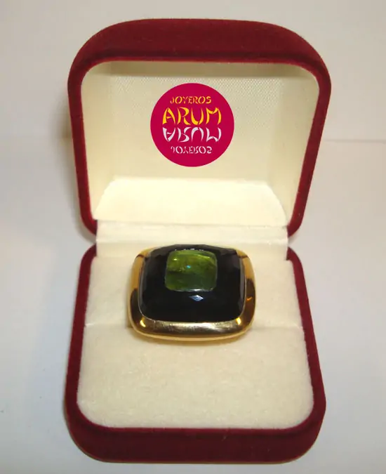 Pomellato Ring Onyx & Turmaline