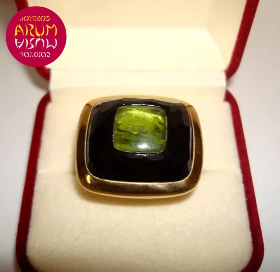 Pomellato Ring Onyx & Turmaline