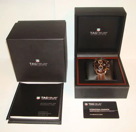 Tag Heuer Carrera Chrono Chocolat "SOLD"
