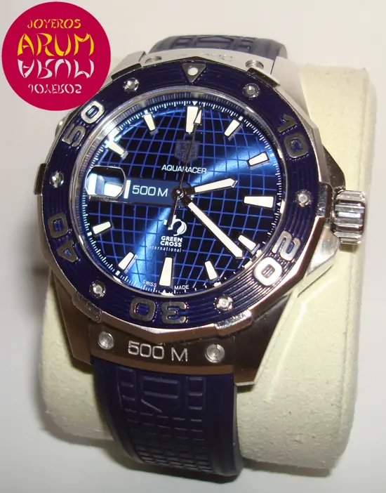 Tag Heuer Aquaracer Di Caprio/Green Cross "SOLD"
