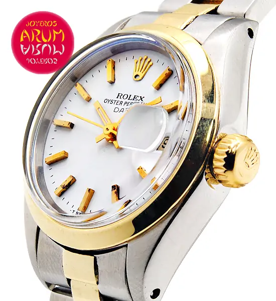 Rolex Date Steel & Gold ARUM Ref. 3305/2 "SOLD"