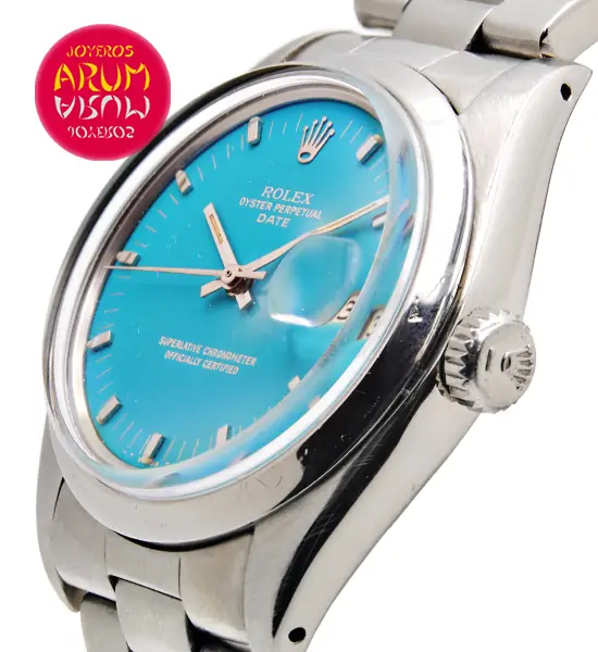 Rolex Date Blue ARUM Ref. 3569/2 "SOLD"