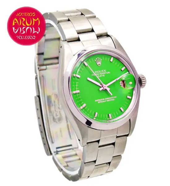 Rolex Date Green ARUM Ref. 3571/2 "SOLD"