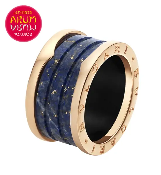 Bulgari Ring B.Zero1 Rose Gold & Blue Marble RAJ519/1 "SOLD"