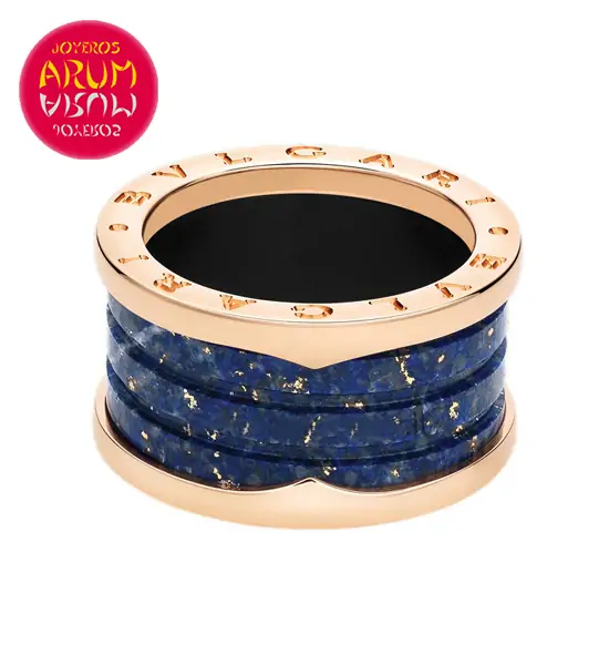Bulgari Ring B.Zero1 Rose Gold & Blue Marble RAJ519/1 "SOLD"