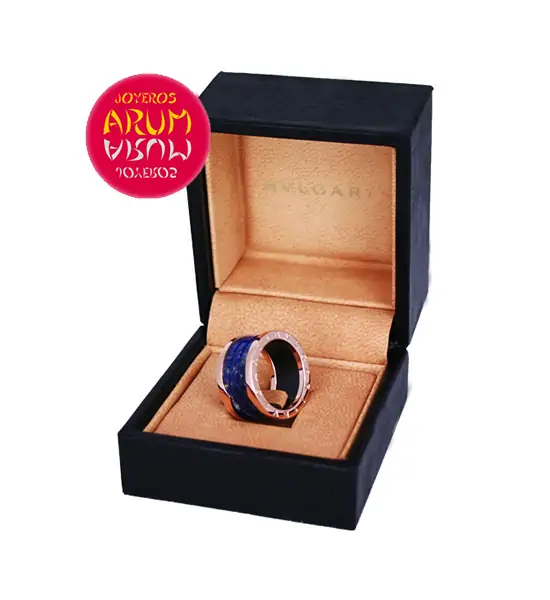 Bulgari Ring B.Zero1 Rose Gold & Blue Marble RAJ519/1 "SOLD"