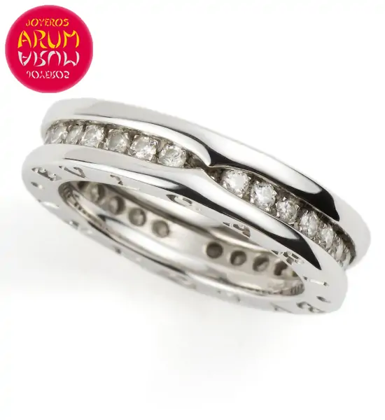 Bulgari B.Zero1 Ring White Gold with Brilliants RAJ622 "SOLD" Bulgari B.Zero1 Ring White Gold with Brilliants RAJ622 "SOLD"
