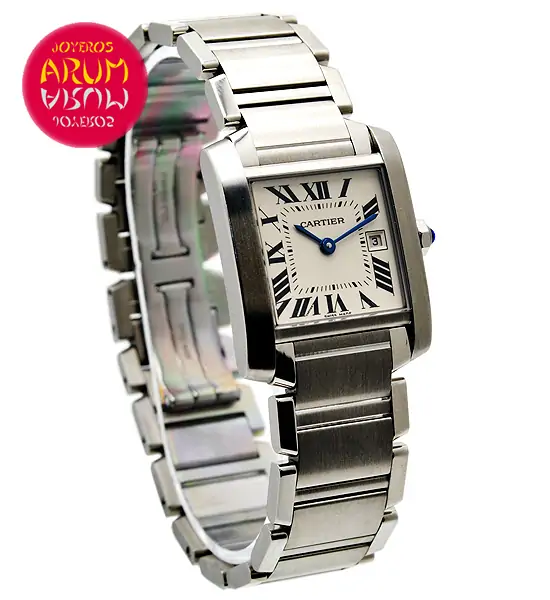 Cartier Tank Francaise Midsize Shop Ref. 3682/380/2 "SOLD"