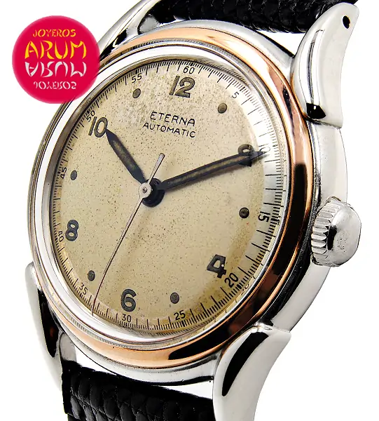 Eterna Vintage Steel & Gold Shop Ref. 3674/372/2 Eterna Vintage Steel & Gold Shop Ref. 3674/372/2