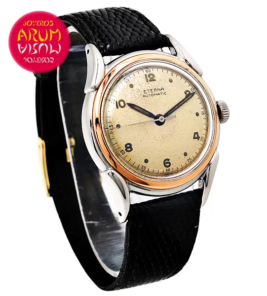 Eterna Vintage Steel & Gold Shop Ref. 3674/372/2 Eterna Vintage Steel & Gold Shop Ref. 3674/372/2