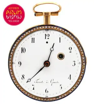 Terrot 18K Gold Enamel Pearls Shop Ref. 3513/442/2