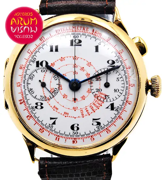 Vintage Watch Yellow Gold Shop Ref. 3676/374/2