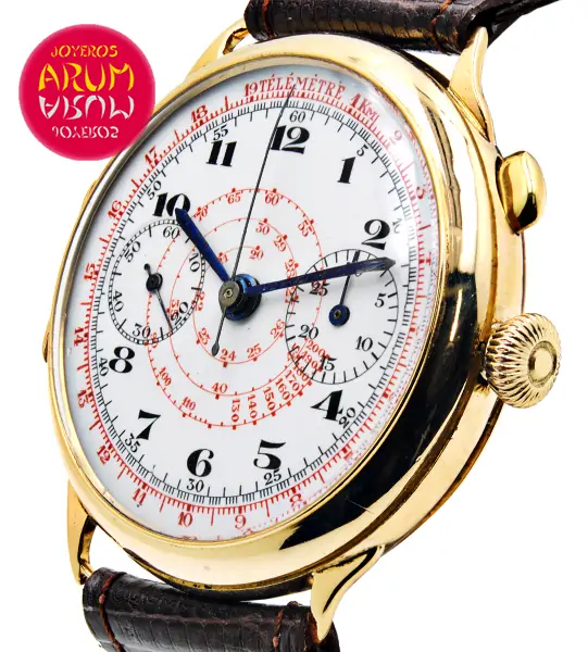 Vintage Watch Yellow Gold Shop Ref. 3676/374/2