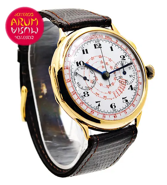 Vintage Watch Yellow Gold Shop Ref. 3676/374/2