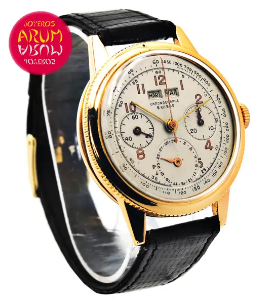 Chronographe Suisse Vintage Rose Gold Shop Ref. 3678/376/2