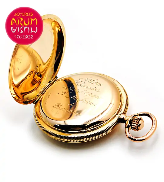 Pocket Watch 18K Gold F. Anfruns Shop Ref. 3685/383/2 Pocket Watch 18K Gold F. Anfruns Shop Ref. 3685/383/2