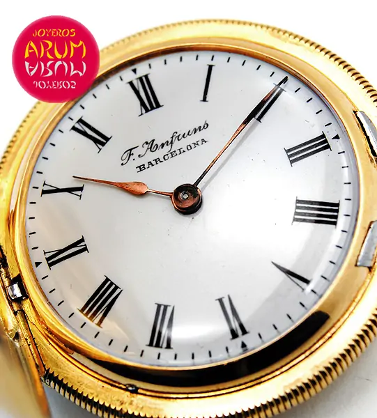 Pocket Watch 18K Gold F. Anfruns Shop Ref. 3685/383/2 Pocket Watch 18K Gold F. Anfruns Shop Ref. 3685/383/2