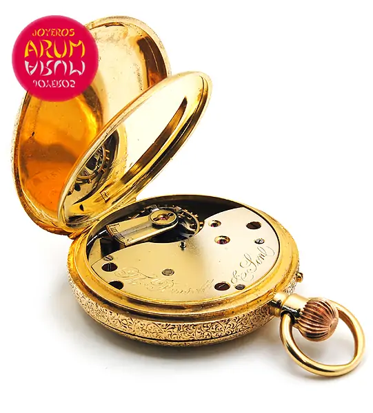 Pocket Watch 18K Gold Russel & Son Shop Ref. 3741/174/2 Pocket Watch 18K Gold Russel & Son Shop Ref. 3741/174/2