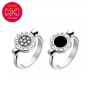 Bulgari Flip Ring with Diamonds & Onyx RAJ594 "SOLD"