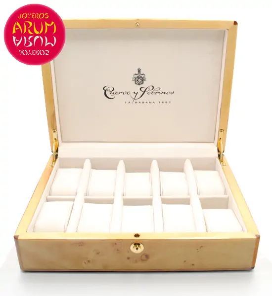 Cuervo y Sobrinos Box for 10 Watches Shop Ref. 3626/2 "SOLD"