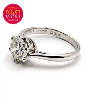 18K White Gold Ring with Diamond 1,43 ct RAJ551/2