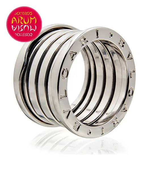 Bulgari B.Zero1 Ring White Gold 5 Band RAJ697/2 "SOLD"