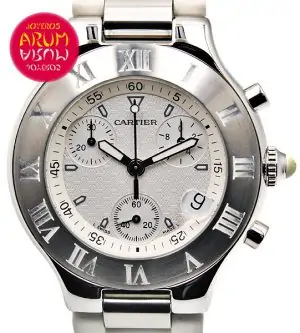Cartier Chronoscaph 21 Shop Ref. 3627/316/2 "SOLD"