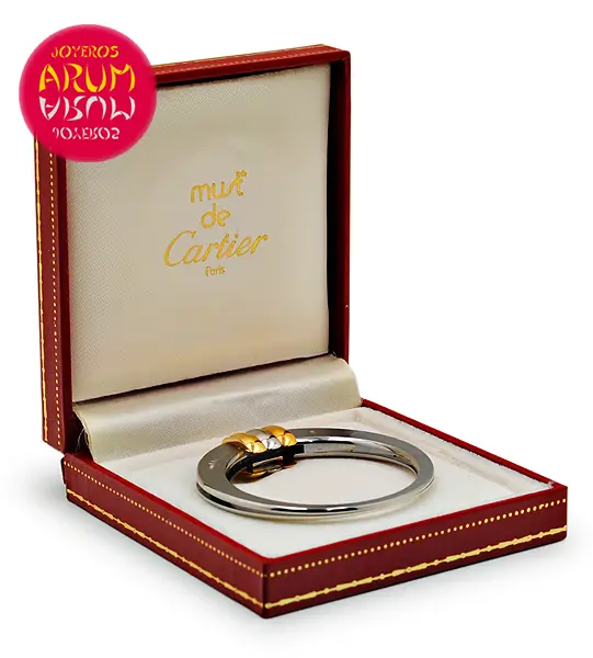 Money Clip Cartier Steel & Gold RAJ562/2 "SOLD"