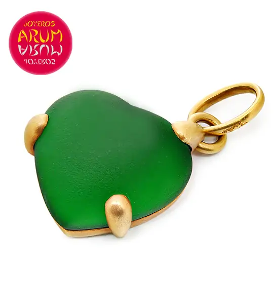 Pomellato Pendant 18K Gold with Jade RAJ552 "SOLD"