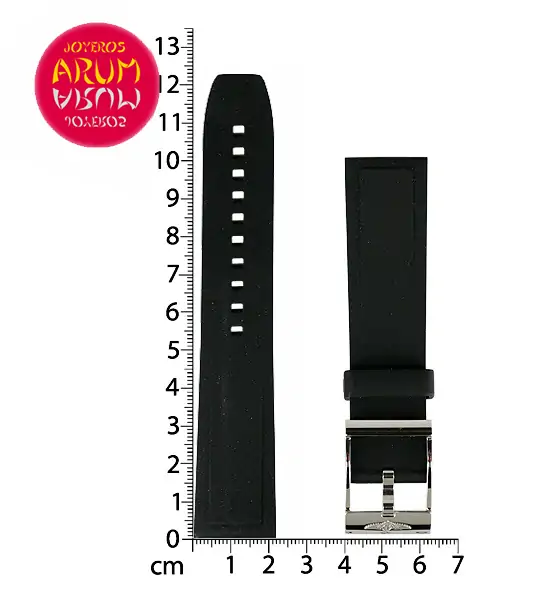 Breitling Rubber Black Strap 22 - 20 RAC137 "SOLD"