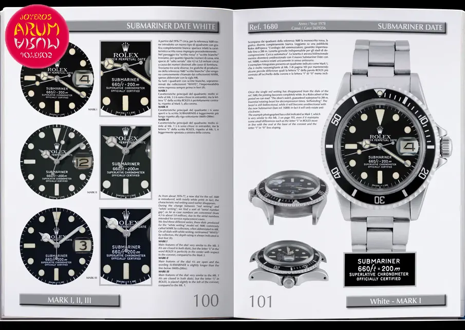 Collecting Rolex Submariner Book Mondani Editore "SOLD"