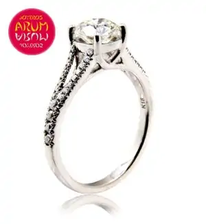 18K Gold Ring with Diamond 1,00 ct RAJ703