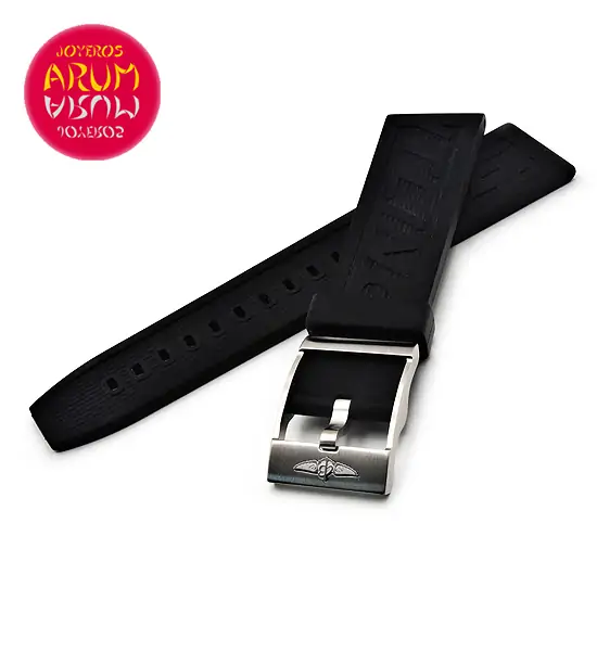 Breitling Black Rubber with Buckle 22 - 20 RAC137 "SOLD"