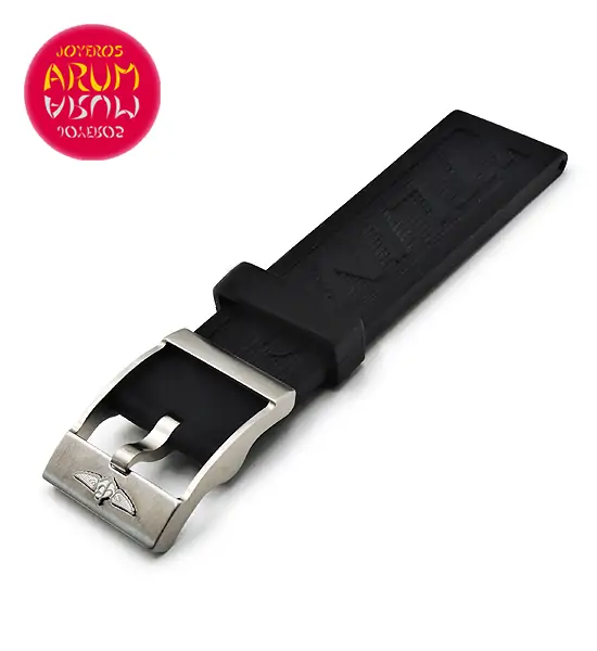 Breitling Black Rubber with Buckle 22 - 20 RAC137 "SOLD"