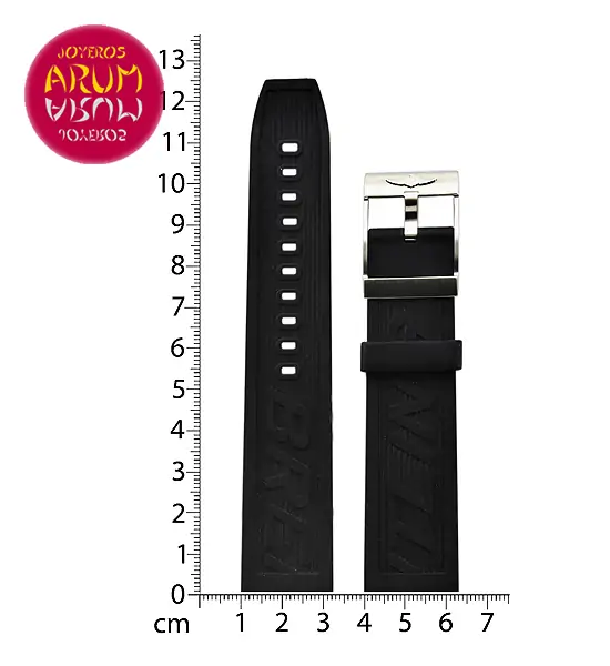 Breitling Black Rubber with Buckle 22 - 20 RAC137 "SOLD"