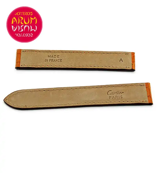 Z Cartier Strap Deployant Brown Crocodile Leather 16 - 15,5 RAC1