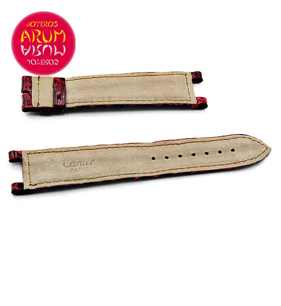 Z Cartier Pasha Strap Crocodile Bordeaux Leather 20 - 18 RAC129