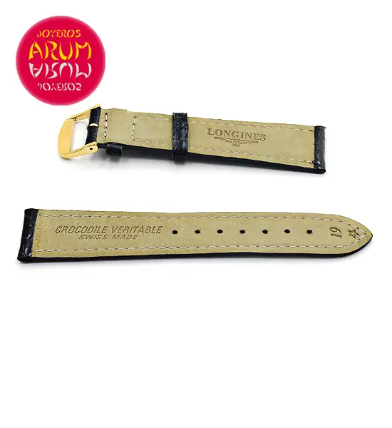 Z Longines Strap Crocodile with Gilt Buckle 19 - 16 RAC135 "SOLD