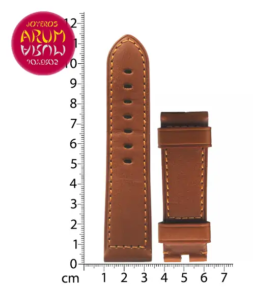 Z Panerai Strap Brown Leather 24 - 22 RAC151 "SOLD"