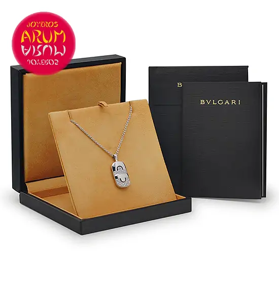 Bulgari Parentesi Pendant with Chain Gold & Diamonds RAJ818 "SOL