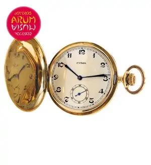 Cyma Pocket Watch 18K Gold Shop Ref. 3807/521