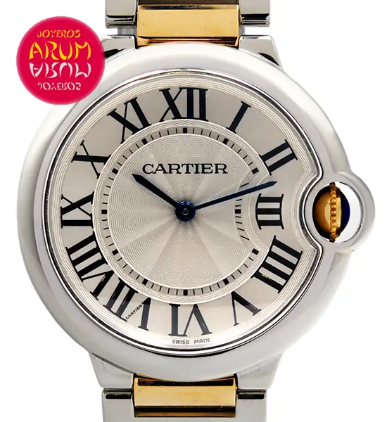 Cartier Ballon Bleu Steel & Gold Shop Ref. 3877/597 "SOLD"
