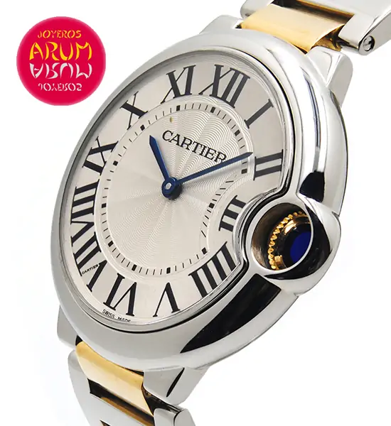 Cartier Ballon Bleu Steel & Gold Shop Ref. 3877/597 "SOLD"