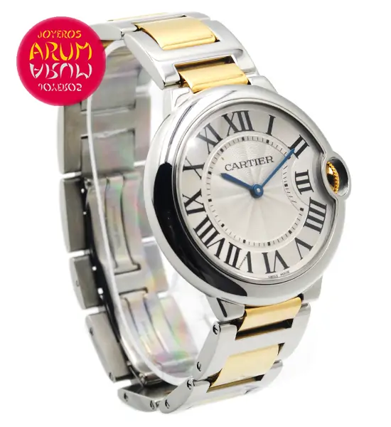 Cartier Ballon Bleu Steel & Gold Shop Ref. 3877/597 "SOLD"