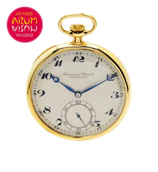 IWC Pocket Watch 18K Gold Shop Ref. 3765/469 IWC Pocket Watch 18K Gold Shop Ref. 3765/469