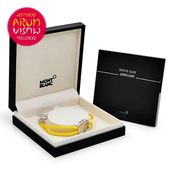 Montblanc Bracelet Silver & Silk RAJ725 "SOLD"