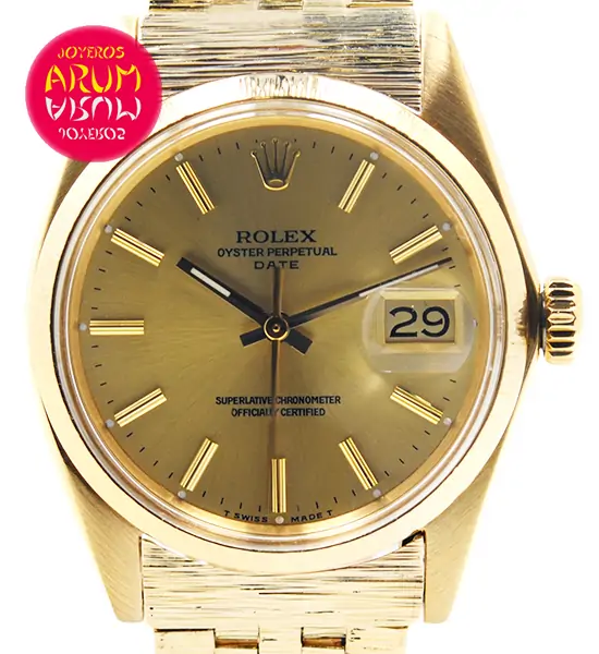 Rolex Date "Wood Texture" Shop Ref. 3851/570 "SOLD"