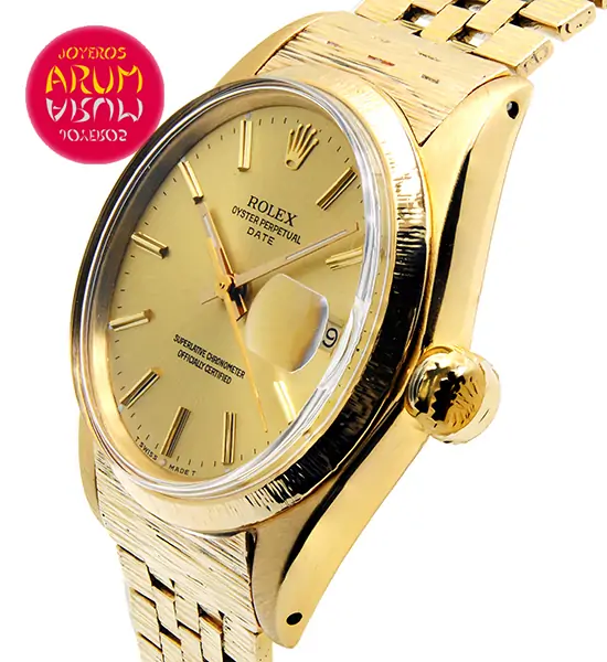 Rolex Date "Wood Texture" Shop Ref. 3851/570 "SOLD"